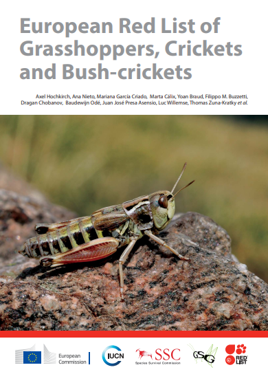 European Red List of grasshoppers, crickets and bush-crickets